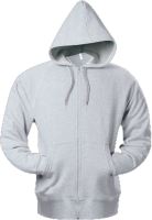 FULL ZIP Kapucnis felső SWEATSHIRT Oxford Grey